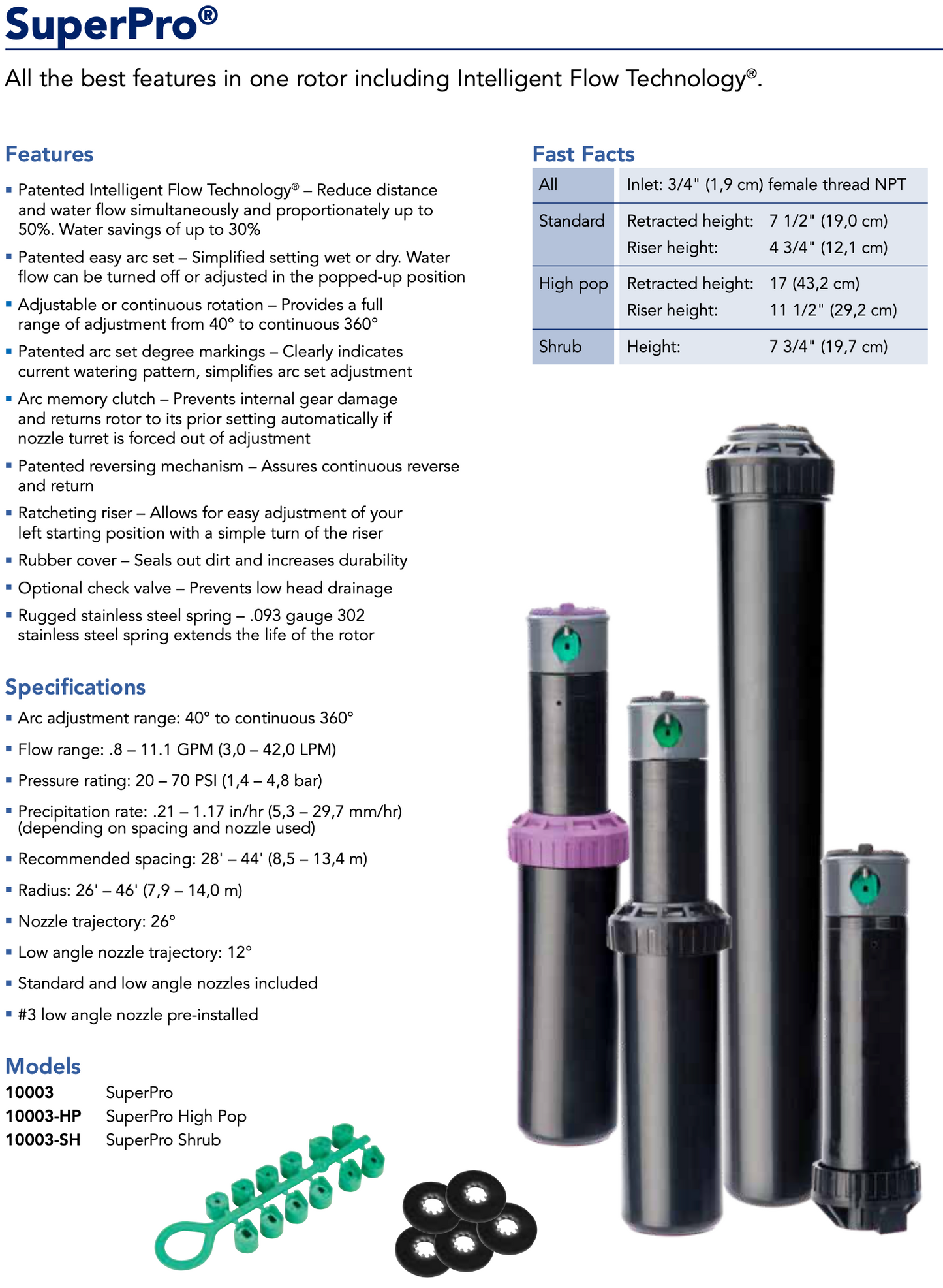 K-Rain SuperPro Shrub Head 3/4"