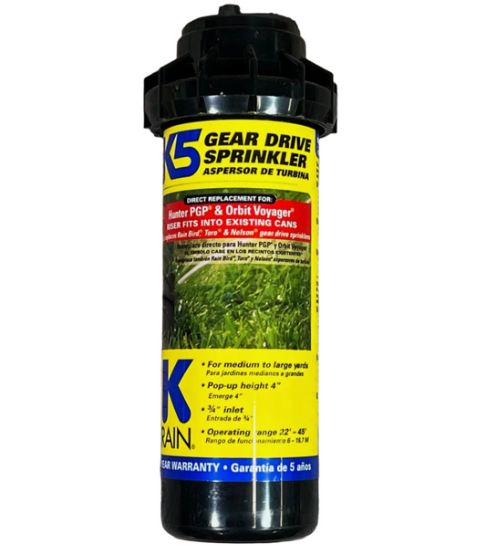 K-Rain K5 Gear Drive Rotor Sprinkler 3/4"