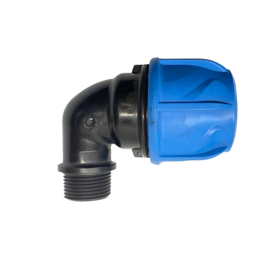 Alprene Compression 90° Male Elbow | 16mm - 110mm Sizes