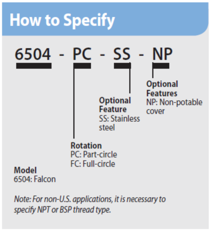Rain Bird Falcon 6504 Pop-Up Rotor