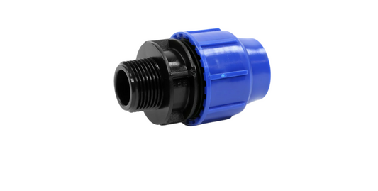 Perla Compression Male Adaptor | 20mm - 110mm Sizes