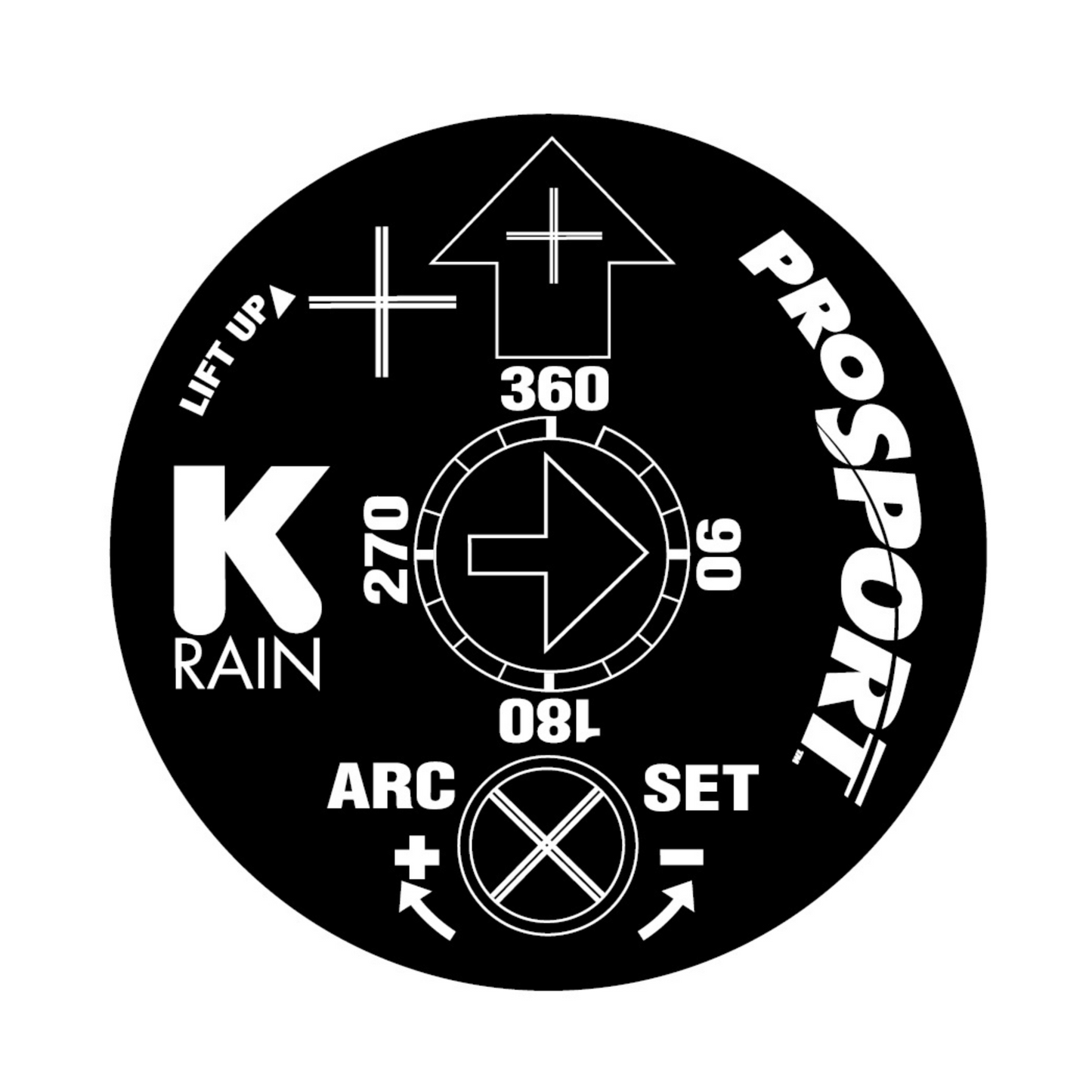 K-Rain ProSport Stainless Steel with 1" BSP Thread