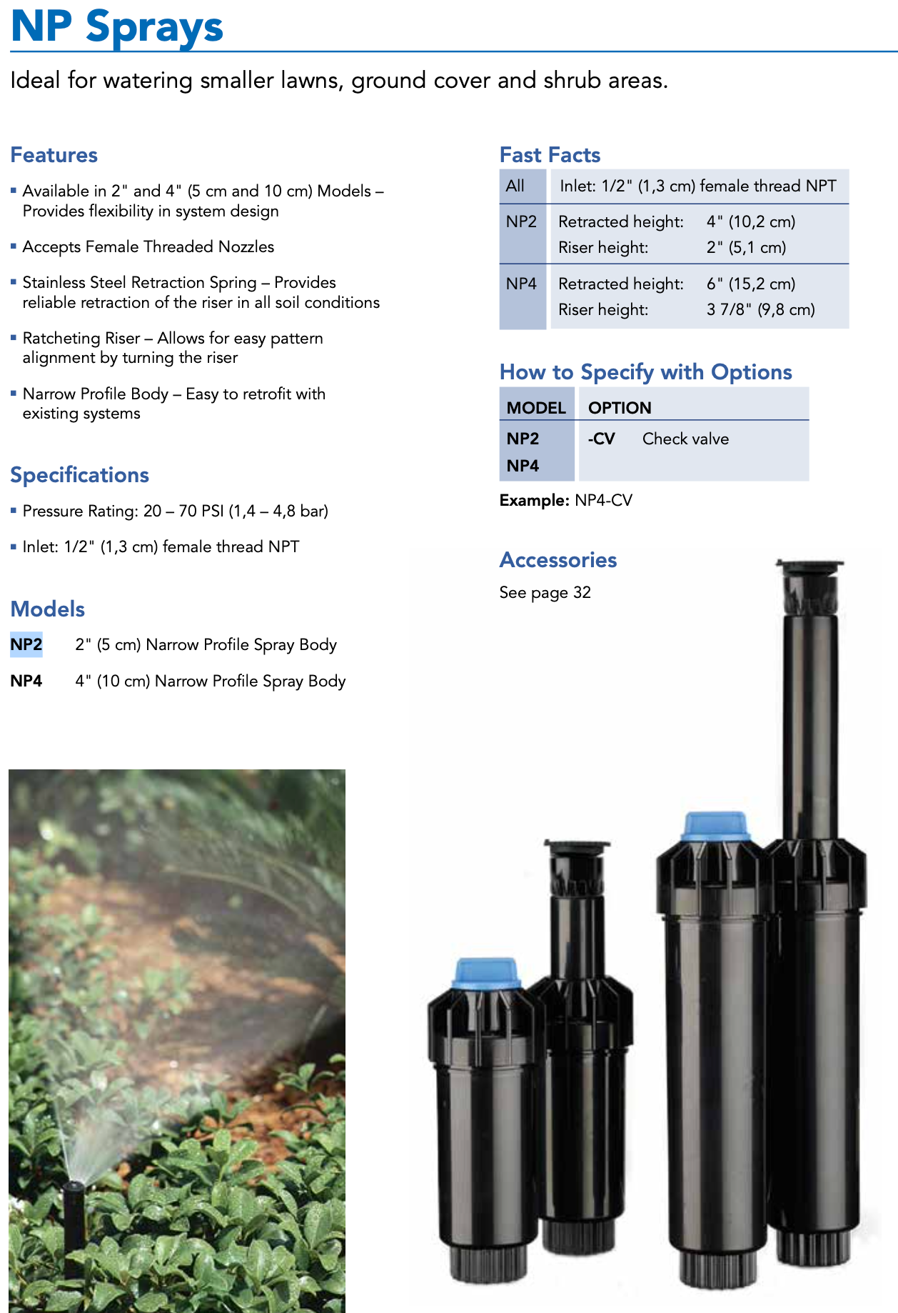 K-Rain NP 4" Pop-Up Sprayer