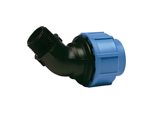 Alprene Compression 45° Male Elbow | 20mm - 63mm Sizes