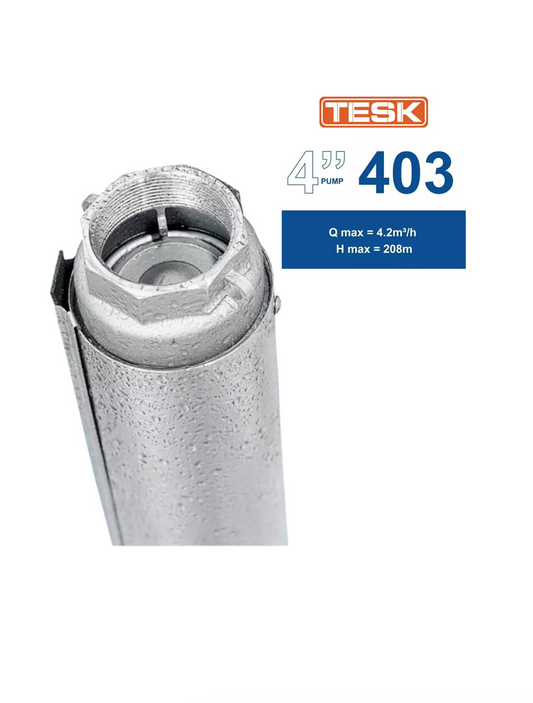 TESK 403 Series 4" Submersible Borehole Pumps