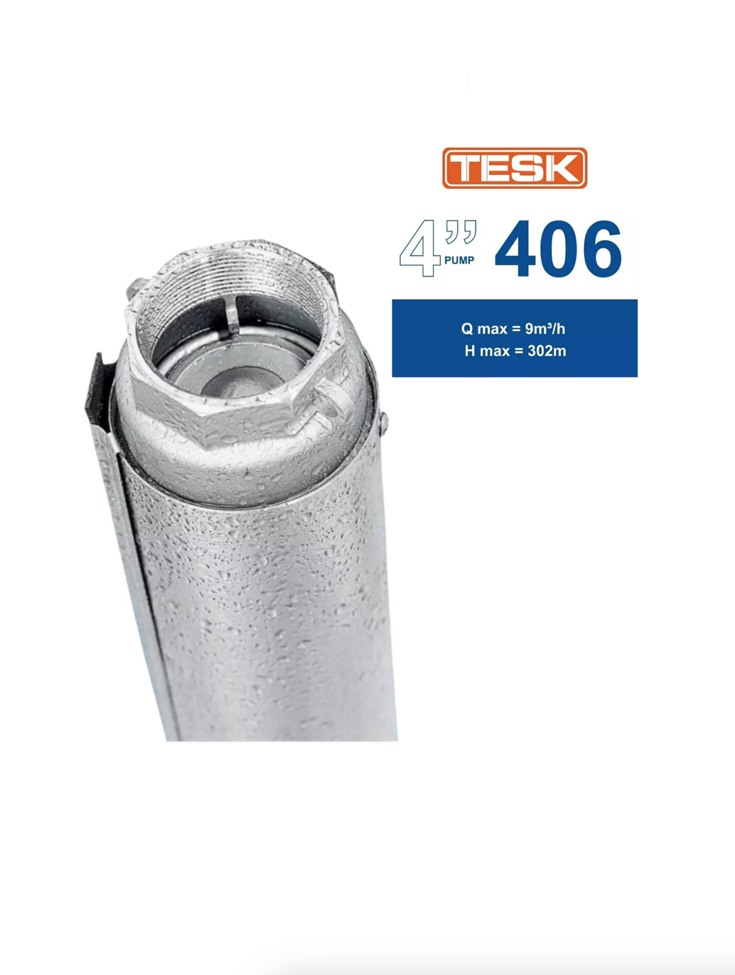 TESK 406 Series 4" Submersible Borehole Pumps