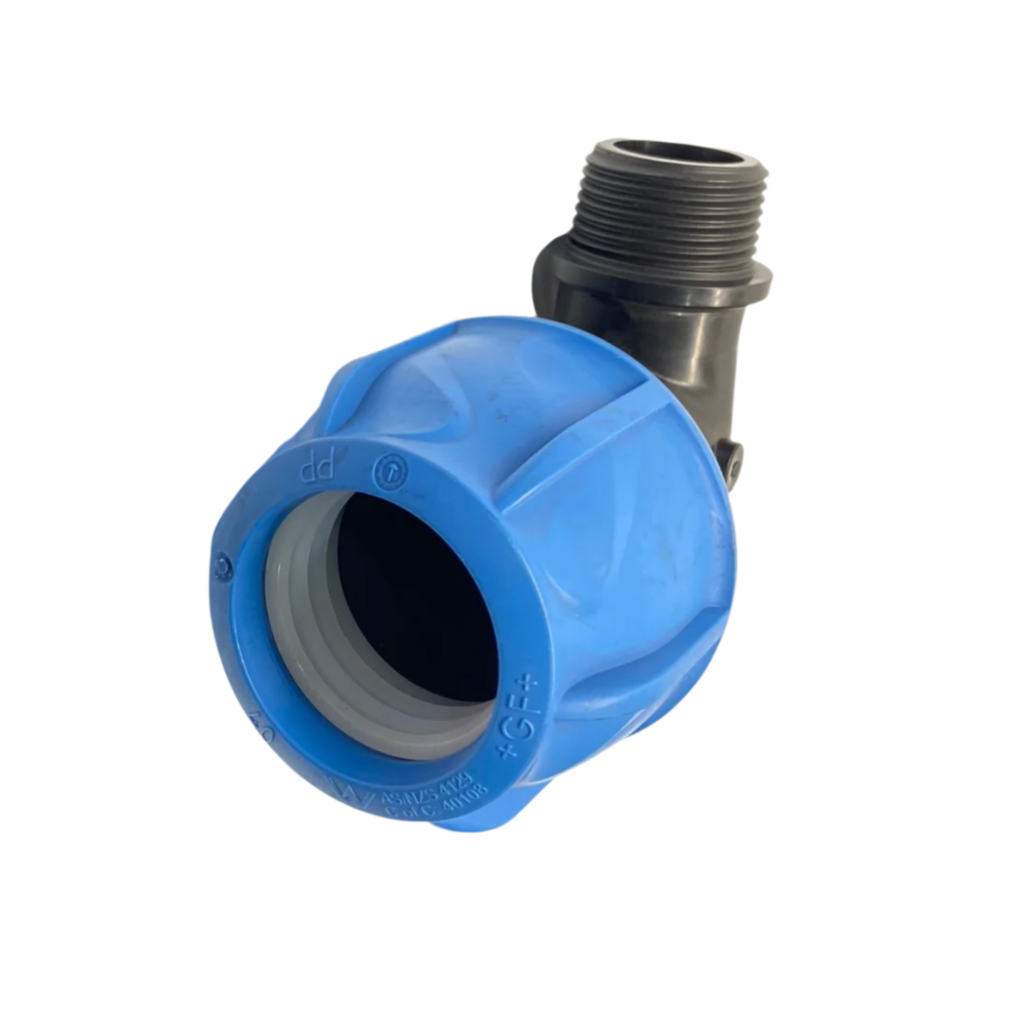 Alprene Compression 90° Male Elbow | 16mm - 110mm Sizes