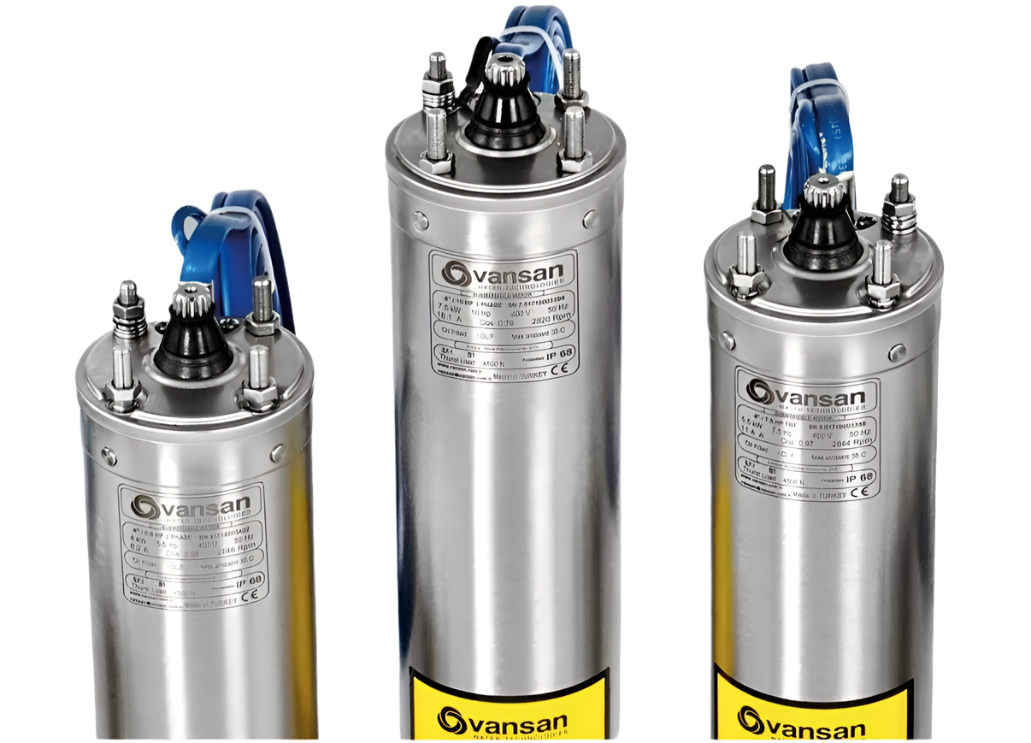 TESK 4" Submersible Motors | 380V Oil Filled Three Phase