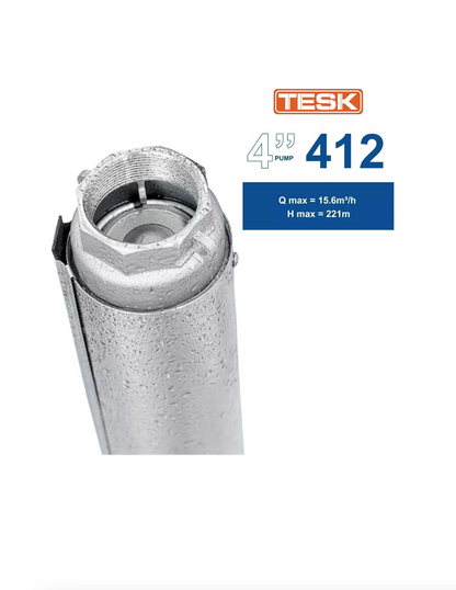 TESK 412 Series 4" Submersible Borehole Pumps